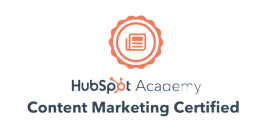 HubSpot Content Marketing
                            Certification