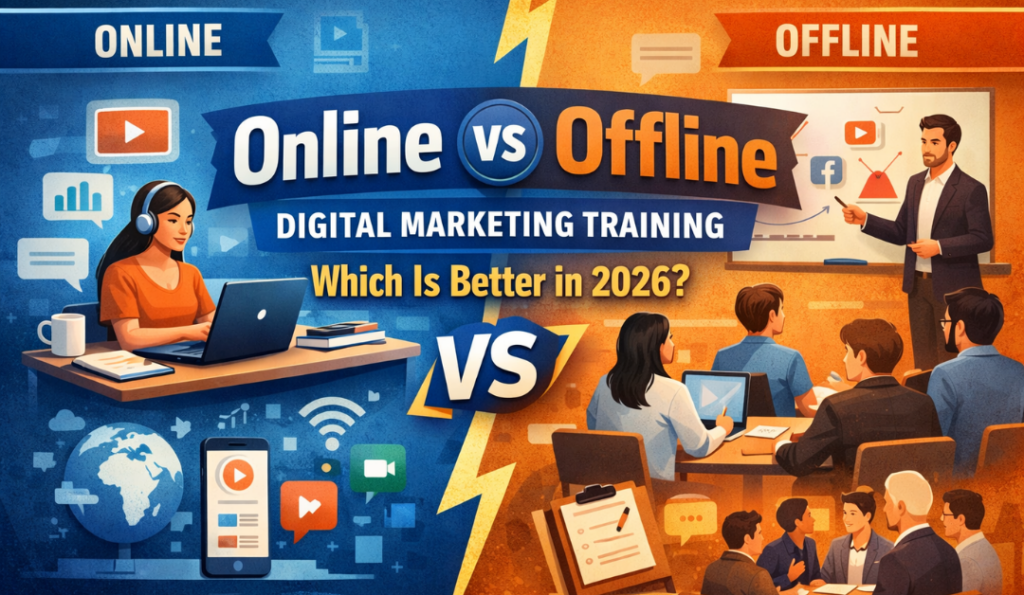 Online vs Offline Digital Marketing Training: Which Is Better in 2026?